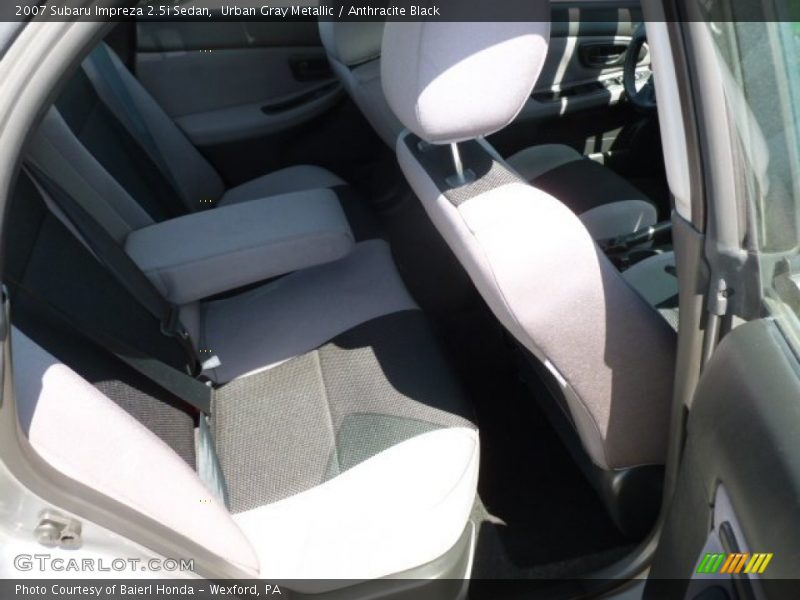 Urban Gray Metallic / Anthracite Black 2007 Subaru Impreza 2.5i Sedan