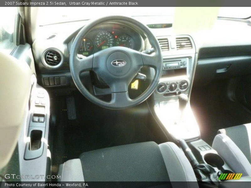 Urban Gray Metallic / Anthracite Black 2007 Subaru Impreza 2.5i Sedan