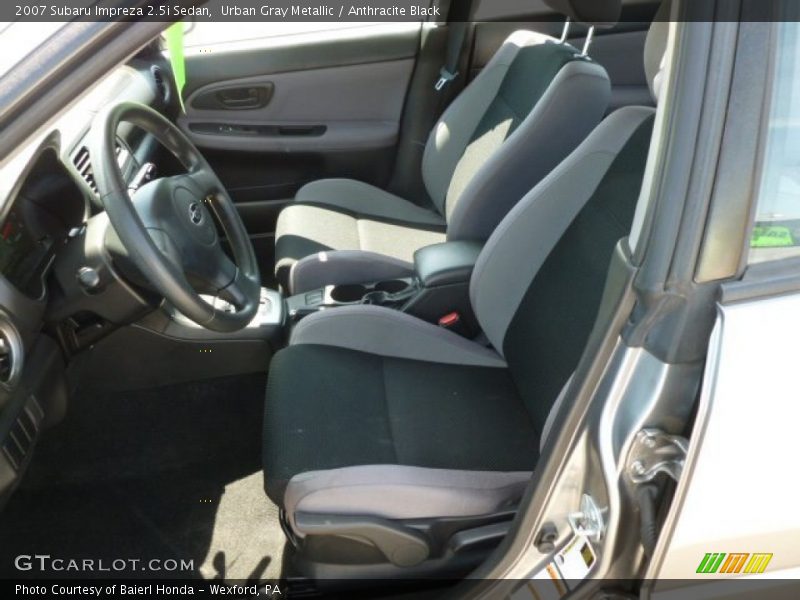 Urban Gray Metallic / Anthracite Black 2007 Subaru Impreza 2.5i Sedan