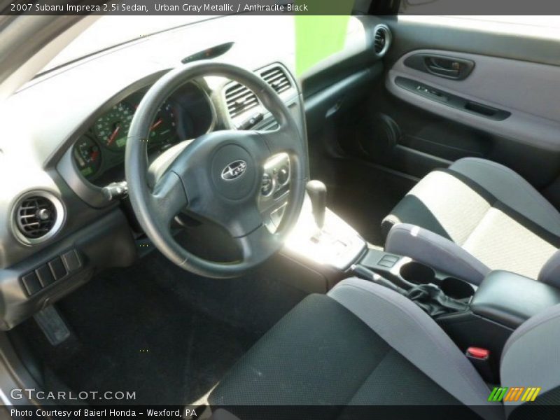 Urban Gray Metallic / Anthracite Black 2007 Subaru Impreza 2.5i Sedan
