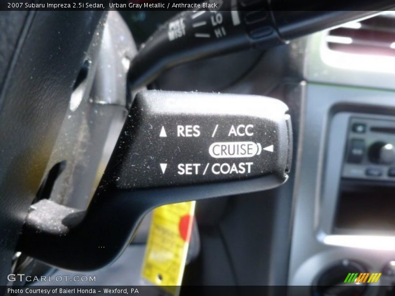 Urban Gray Metallic / Anthracite Black 2007 Subaru Impreza 2.5i Sedan