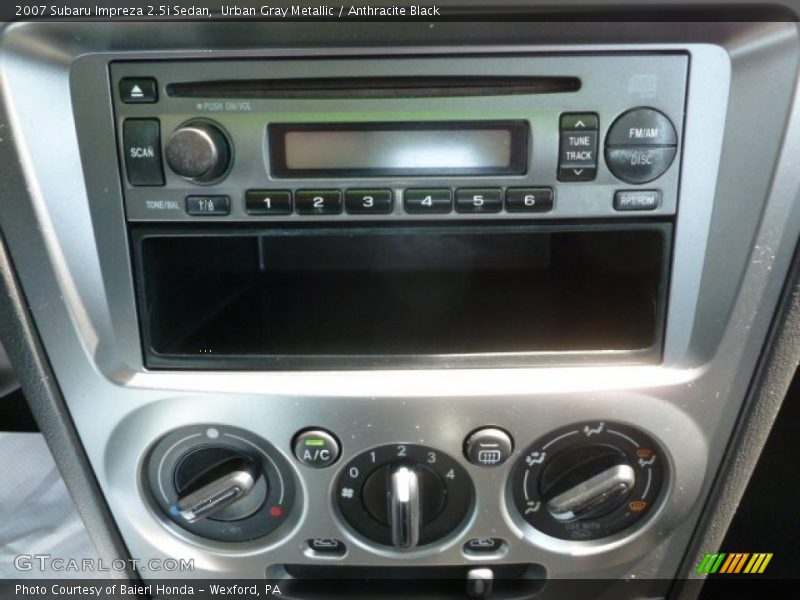 Urban Gray Metallic / Anthracite Black 2007 Subaru Impreza 2.5i Sedan