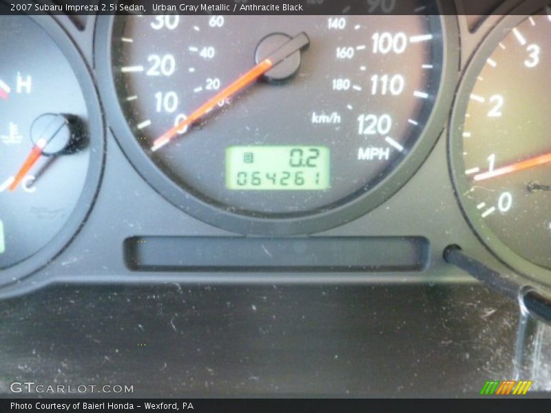 Urban Gray Metallic / Anthracite Black 2007 Subaru Impreza 2.5i Sedan