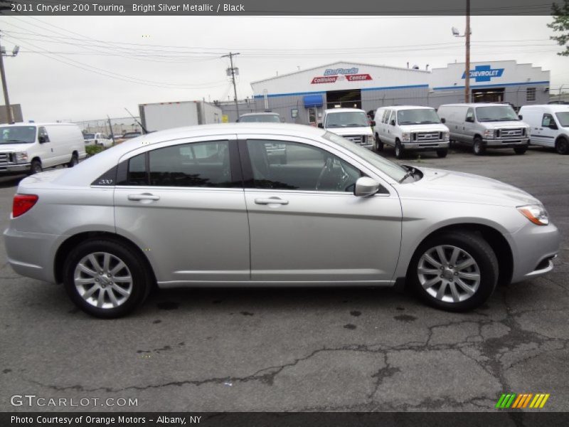 Bright Silver Metallic / Black 2011 Chrysler 200 Touring
