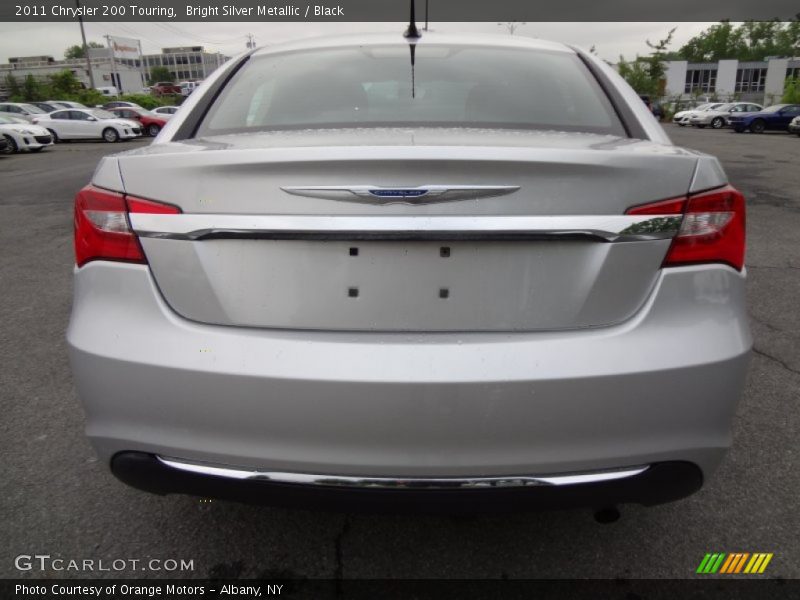 Bright Silver Metallic / Black 2011 Chrysler 200 Touring
