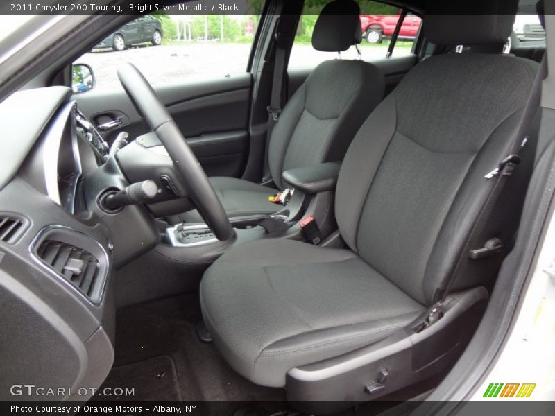 Bright Silver Metallic / Black 2011 Chrysler 200 Touring
