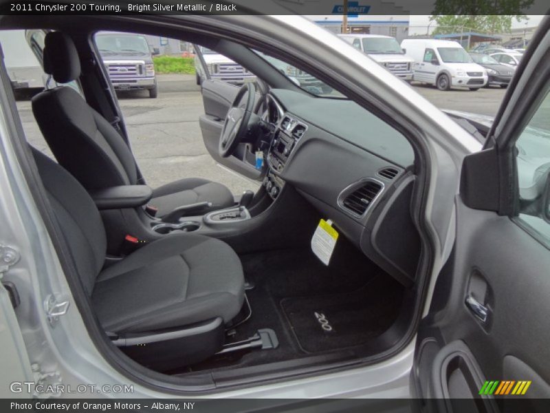 Bright Silver Metallic / Black 2011 Chrysler 200 Touring