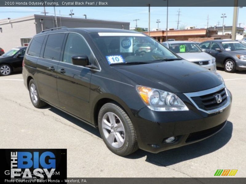 Crystal Black Pearl / Black 2010 Honda Odyssey Touring