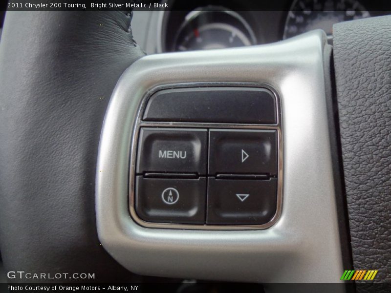 Bright Silver Metallic / Black 2011 Chrysler 200 Touring