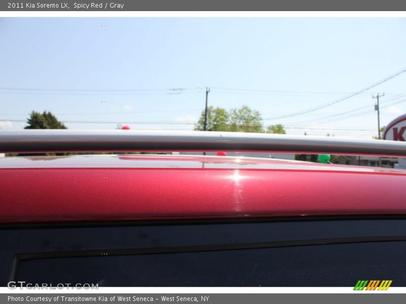 Spicy Red / Gray 2011 Kia Sorento LX