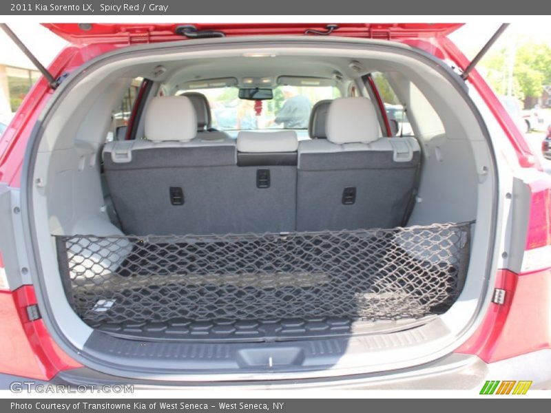 Spicy Red / Gray 2011 Kia Sorento LX