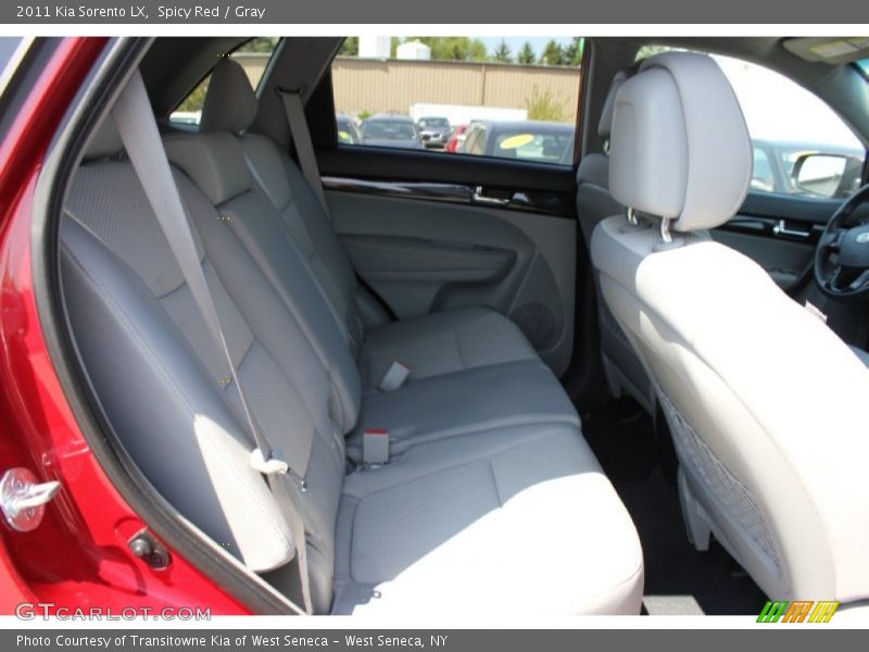 Spicy Red / Gray 2011 Kia Sorento LX