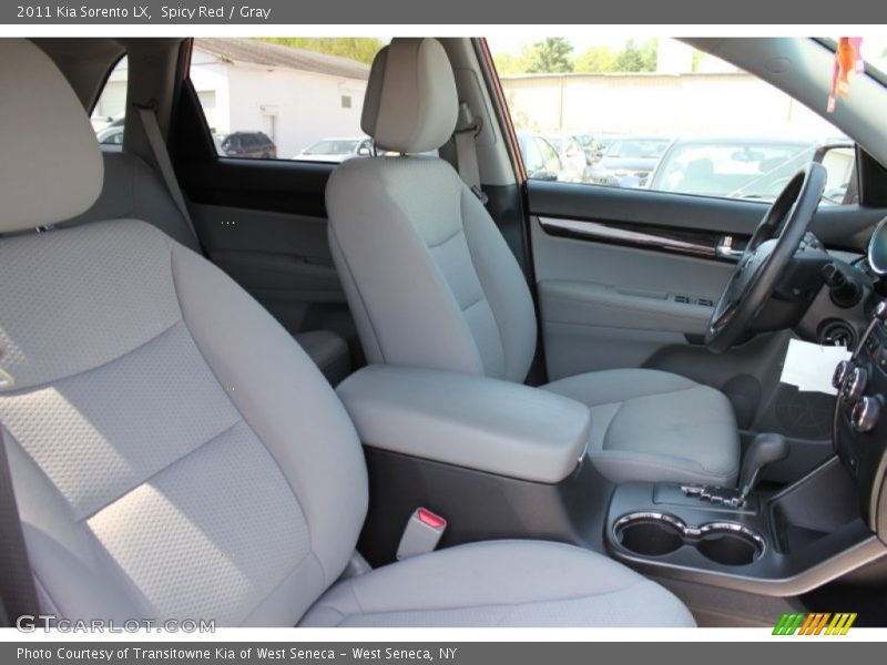 Spicy Red / Gray 2011 Kia Sorento LX