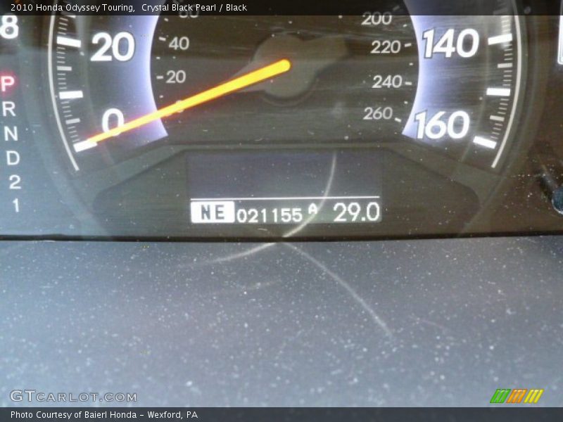 Crystal Black Pearl / Black 2010 Honda Odyssey Touring