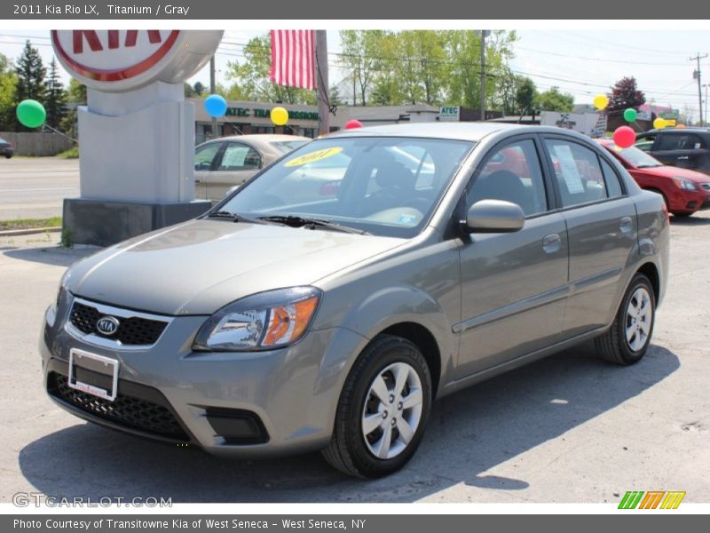 Titanium / Gray 2011 Kia Rio LX