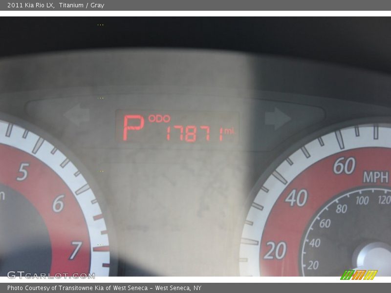Titanium / Gray 2011 Kia Rio LX