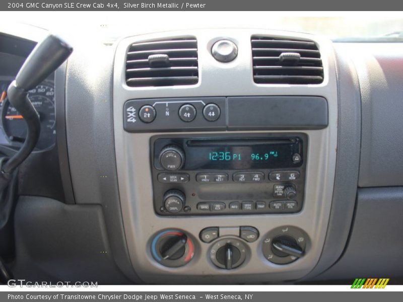 Silver Birch Metallic / Pewter 2004 GMC Canyon SLE Crew Cab 4x4