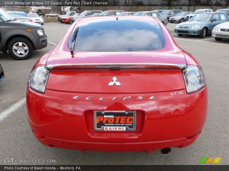 Pure Red / Dark Charcoal 2006 Mitsubishi Eclipse GT Coupe