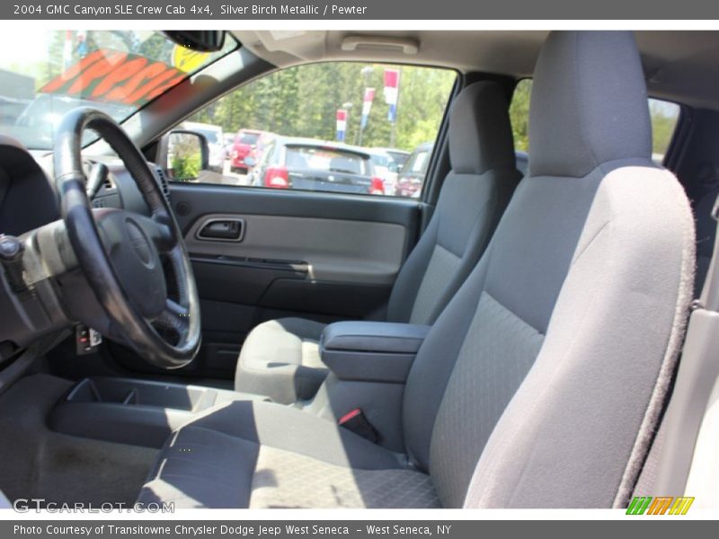 Silver Birch Metallic / Pewter 2004 GMC Canyon SLE Crew Cab 4x4