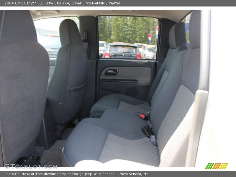 Silver Birch Metallic / Pewter 2004 GMC Canyon SLE Crew Cab 4x4