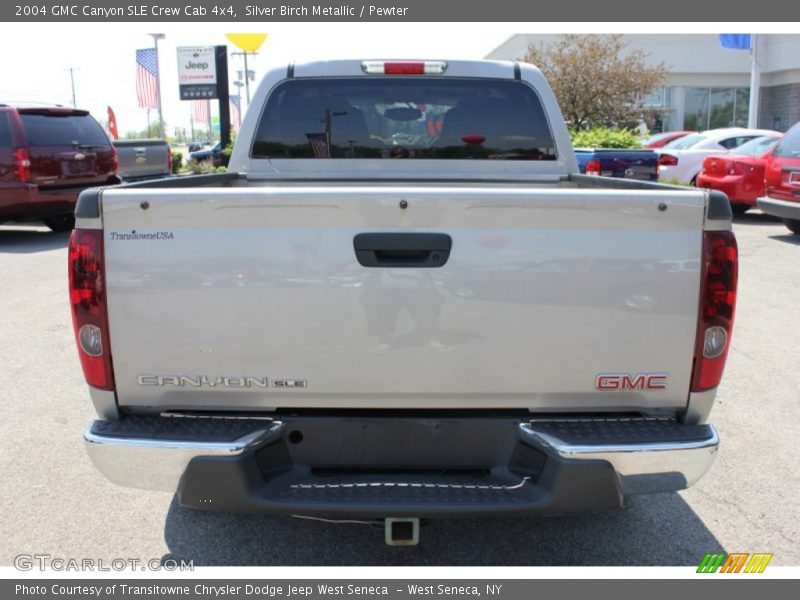 Silver Birch Metallic / Pewter 2004 GMC Canyon SLE Crew Cab 4x4