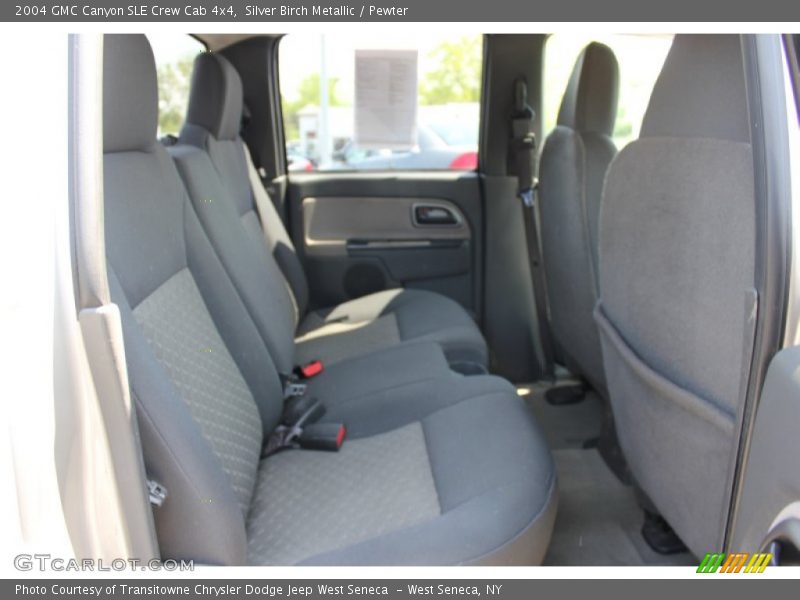 Silver Birch Metallic / Pewter 2004 GMC Canyon SLE Crew Cab 4x4