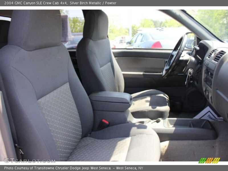Silver Birch Metallic / Pewter 2004 GMC Canyon SLE Crew Cab 4x4