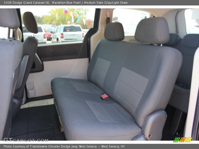 Marathon Blue Pearl / Medium Slate Gray/Light Shale 2008 Dodge Grand Caravan SE