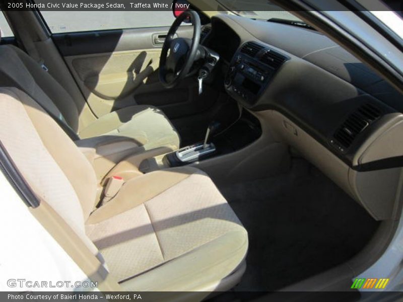 Taffeta White / Ivory 2005 Honda Civic Value Package Sedan