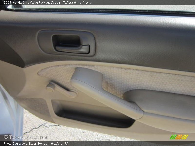 Taffeta White / Ivory 2005 Honda Civic Value Package Sedan