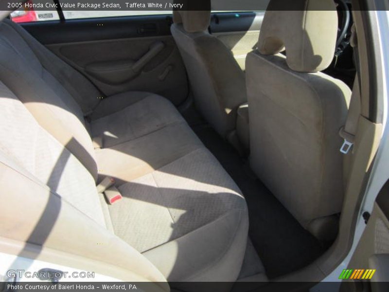 Taffeta White / Ivory 2005 Honda Civic Value Package Sedan