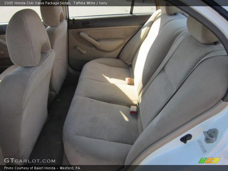 Taffeta White / Ivory 2005 Honda Civic Value Package Sedan