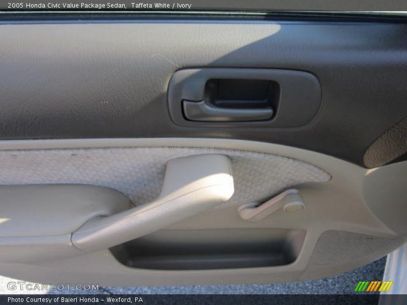 Taffeta White / Ivory 2005 Honda Civic Value Package Sedan