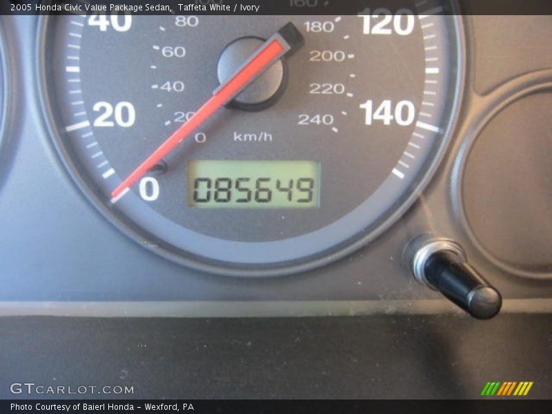 Taffeta White / Ivory 2005 Honda Civic Value Package Sedan