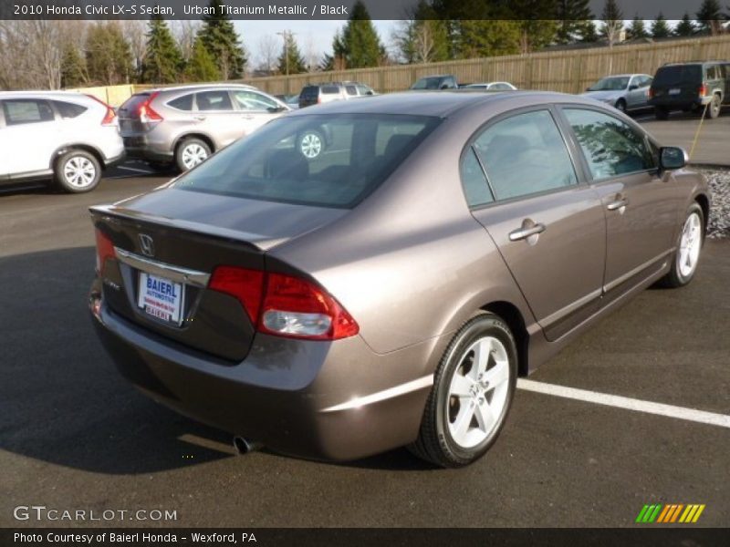 Urban Titanium Metallic / Black 2010 Honda Civic LX-S Sedan