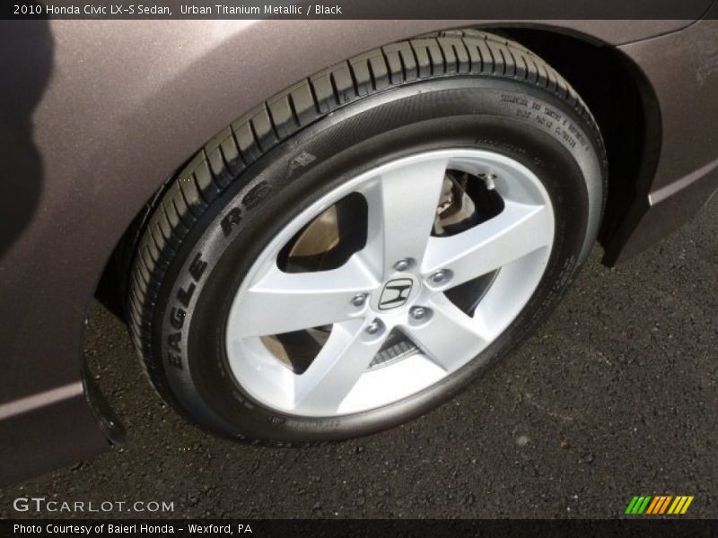 Urban Titanium Metallic / Black 2010 Honda Civic LX-S Sedan
