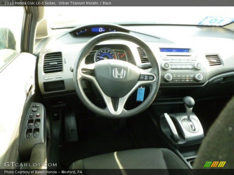 Urban Titanium Metallic / Black 2010 Honda Civic LX-S Sedan