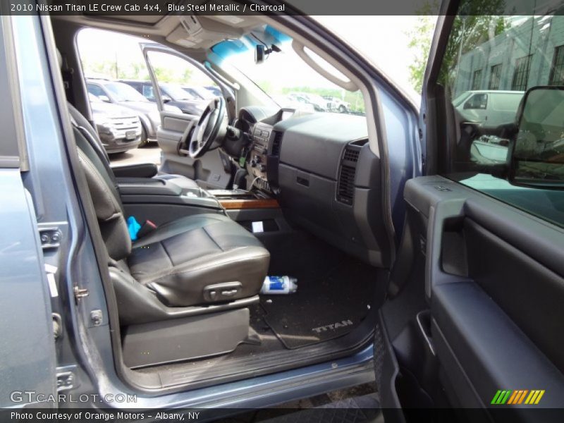Blue Steel Metallic / Charcoal 2010 Nissan Titan LE Crew Cab 4x4