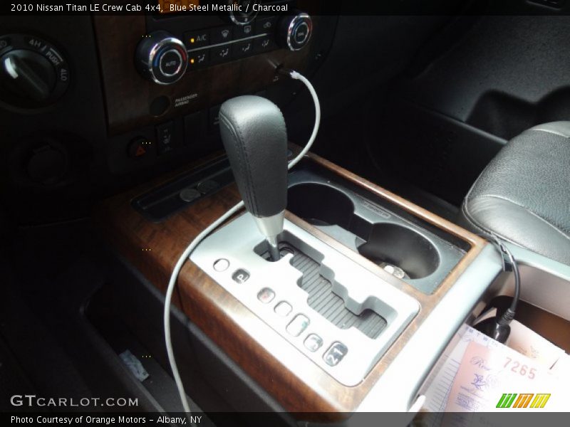 Blue Steel Metallic / Charcoal 2010 Nissan Titan LE Crew Cab 4x4