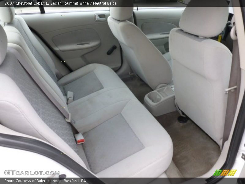 Summit White / Neutral Beige 2007 Chevrolet Cobalt LS Sedan