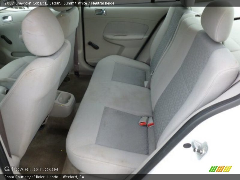 Summit White / Neutral Beige 2007 Chevrolet Cobalt LS Sedan