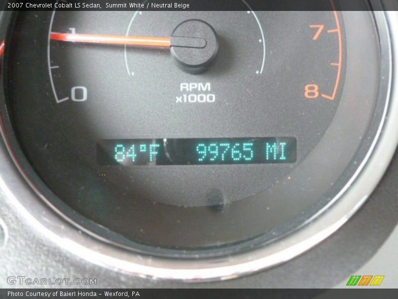 Summit White / Neutral Beige 2007 Chevrolet Cobalt LS Sedan