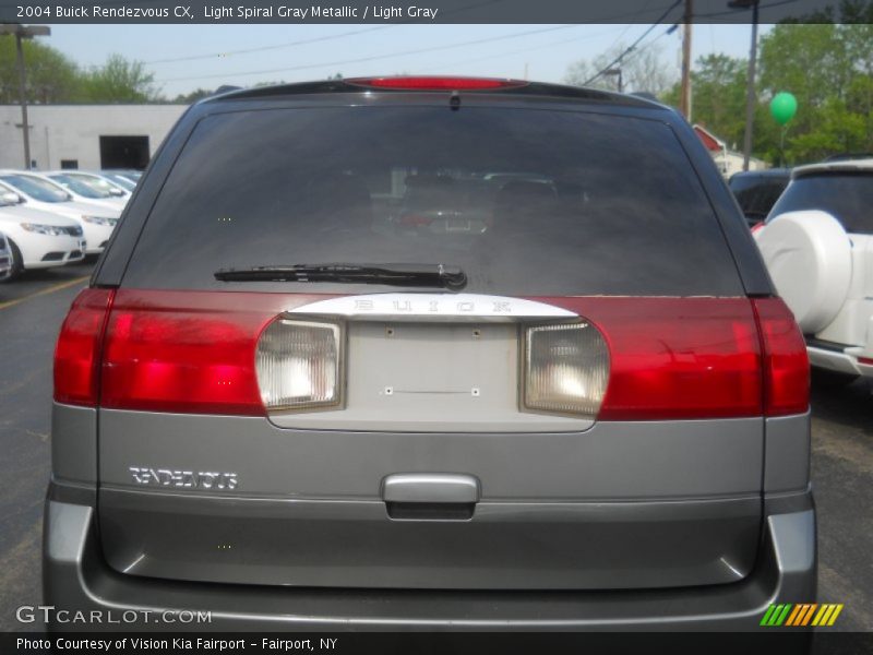 Light Spiral Gray Metallic / Light Gray 2004 Buick Rendezvous CX