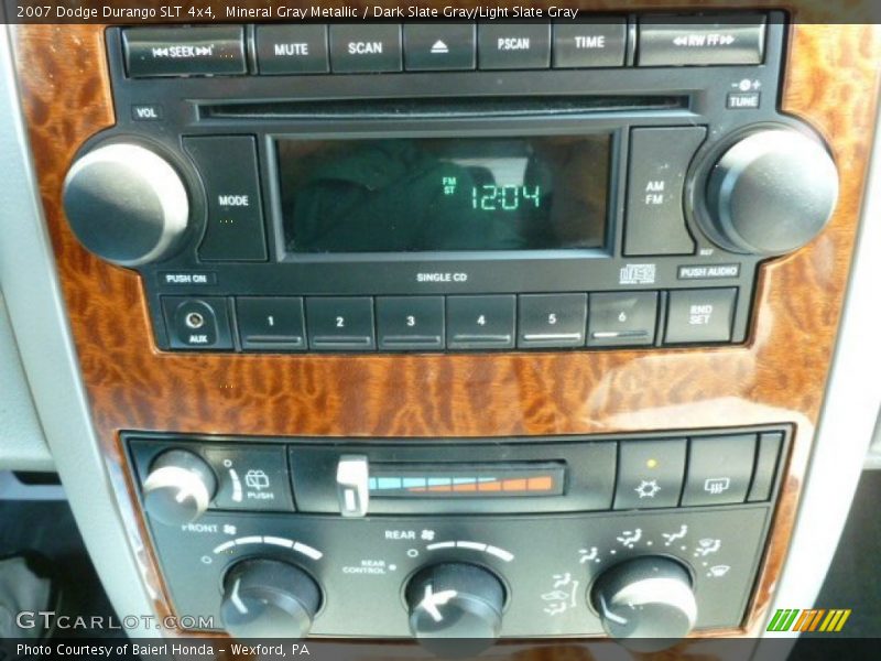 Mineral Gray Metallic / Dark Slate Gray/Light Slate Gray 2007 Dodge Durango SLT 4x4