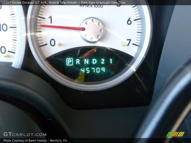 Mineral Gray Metallic / Dark Slate Gray/Light Slate Gray 2007 Dodge Durango SLT 4x4