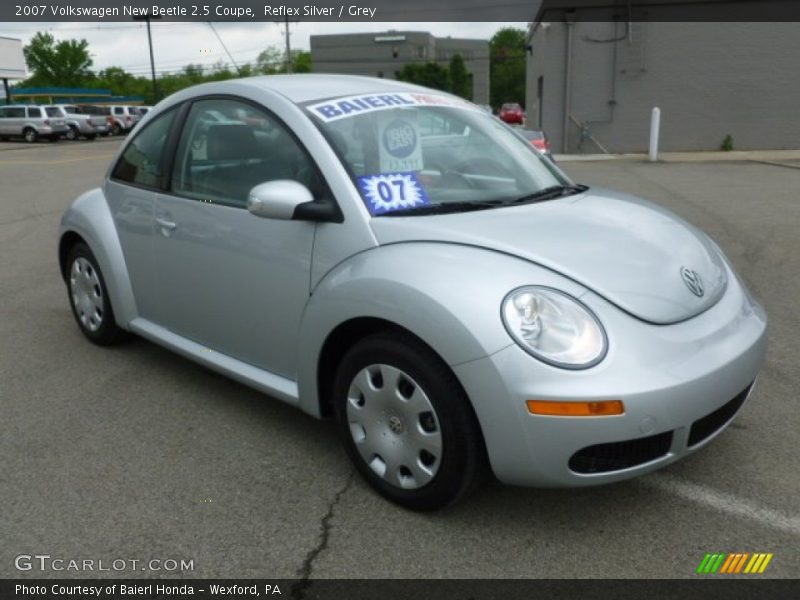 Reflex Silver / Grey 2007 Volkswagen New Beetle 2.5 Coupe