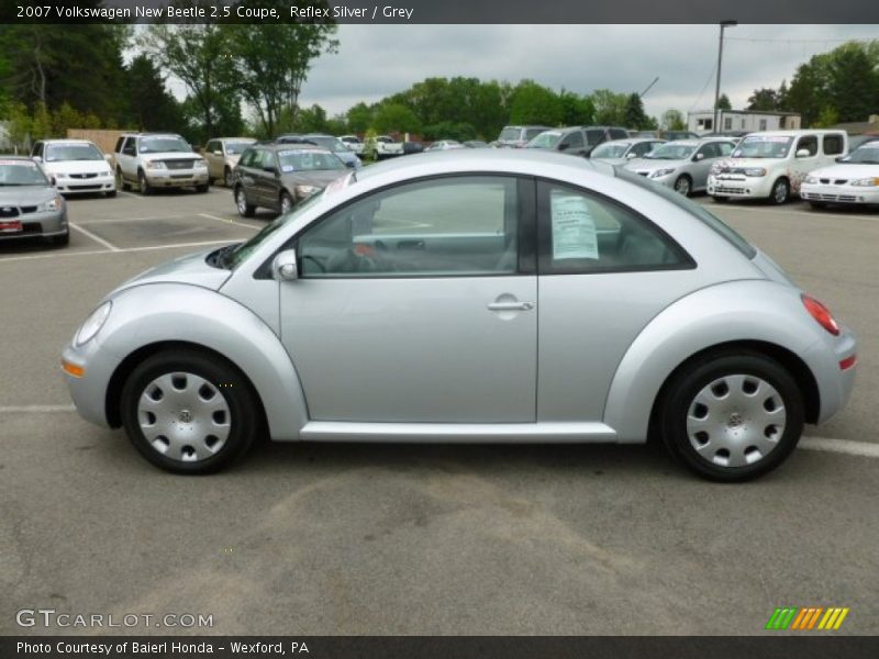 Reflex Silver / Grey 2007 Volkswagen New Beetle 2.5 Coupe
