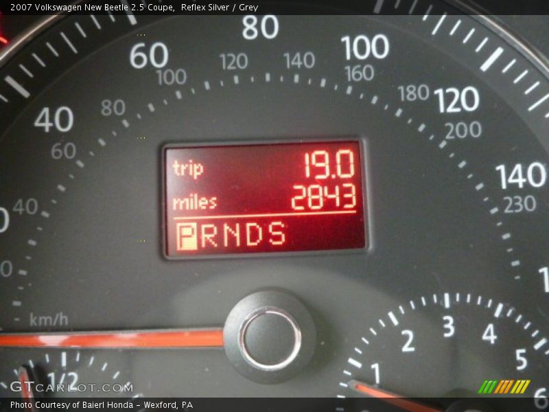 Reflex Silver / Grey 2007 Volkswagen New Beetle 2.5 Coupe