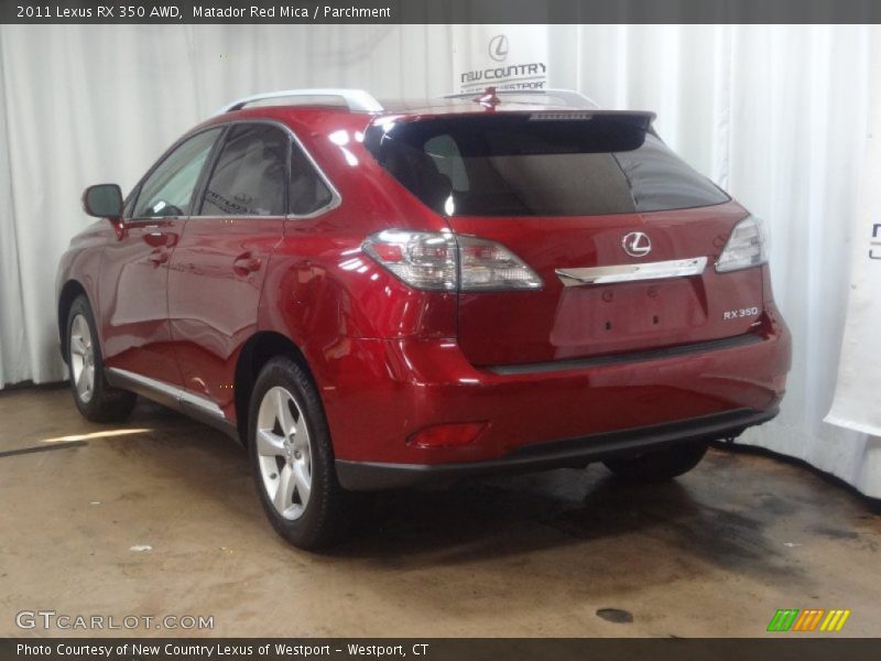 Matador Red Mica / Parchment 2011 Lexus RX 350 AWD