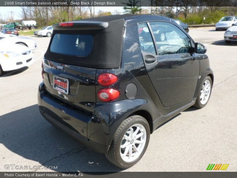 Deep Black / Design Black 2008 Smart fortwo passion cabriolet